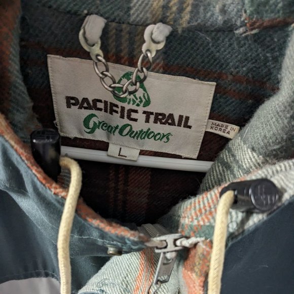 Vintage Rare 1980s Pacific Trail Jacket Lots of Pockets Flannel Lined - Picture 8 of 13